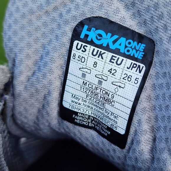 HOKA CLIFTON 9 - Mens Atheltic Shoes - SIZE 8.5D - Picture 12 of 12
